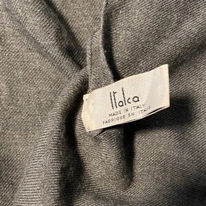 Italca  Gray Knitted Wrap Cozy and Stylish